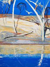 River Bride Landscape 1 By Arthur Merric Boyd