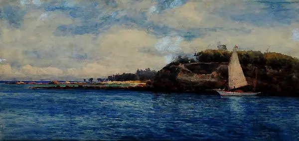 Sailing Off the Headland 1899 By Arthur Merric Boyd