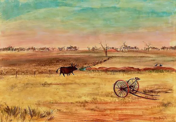 Santa Gertrudis Bull 1950 By Arthur Merric Boyd