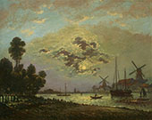 The Schie near Rotterdam 1867 By Johan Barthold Jongkind