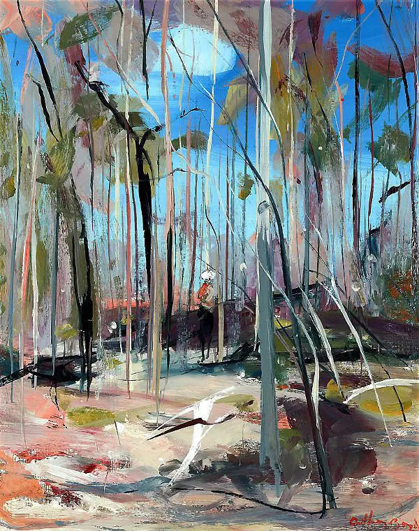 Shoalhaven Bush with Figure By Arthur Merric Boyd