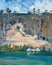 Shoalhaven Cliff and River 1994 By Arthur Merric Boyd