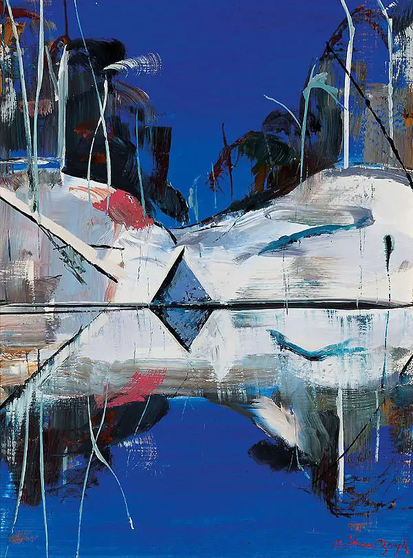 Shoalhaven Reflections c1984 By Arthur Merric Boyd