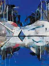 Shoalhaven Reflections c1984 By Arthur Merric Boyd