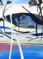 Shoalhaven Riverbank By Arthur Merric Boyd