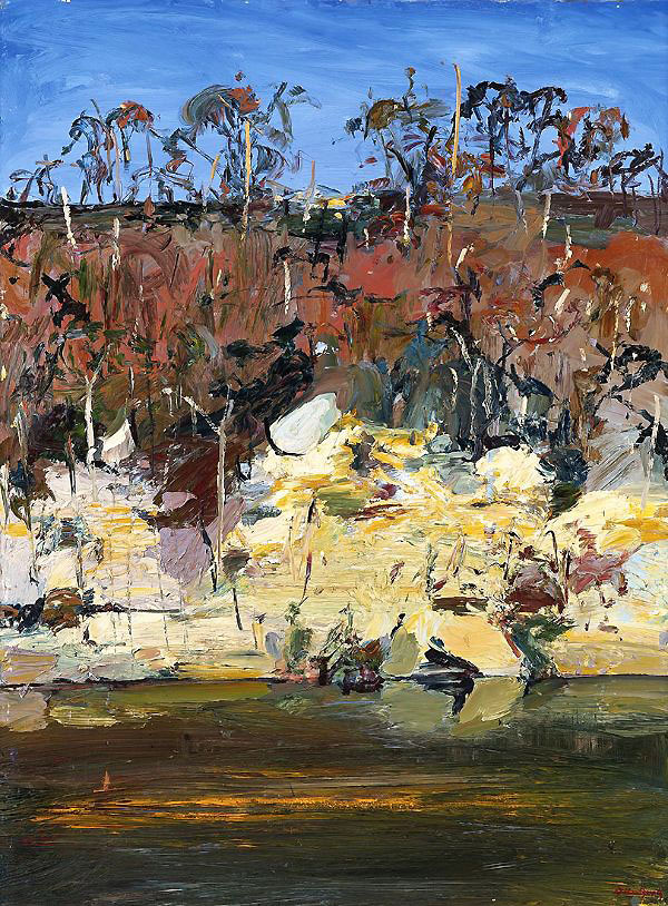 Shoalhaven Riverbank c1990 | Oil Painting Reproduction