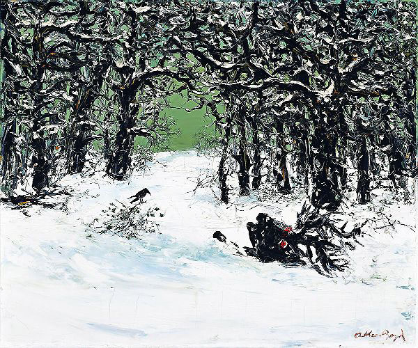Snow Landscape Hampstead c1962 | Oil Painting Reproduction