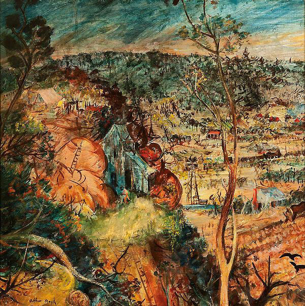 Stone Crusher Berwick 1948 | Oil Painting Reproduction