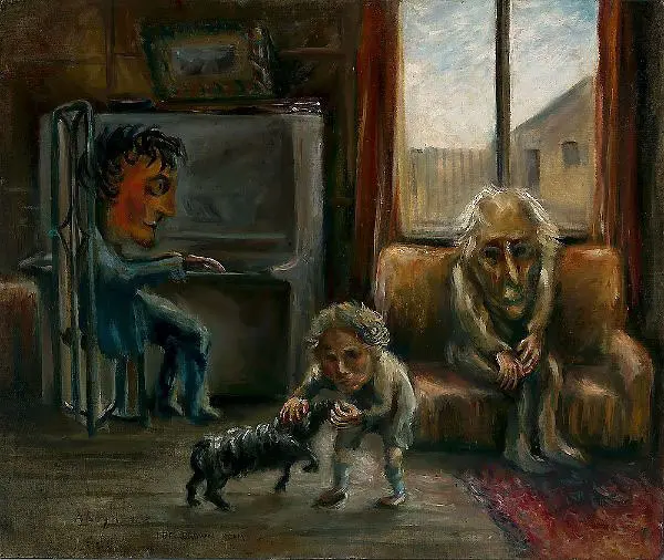 The Brown Room 1943 By Arthur Merric Boyd