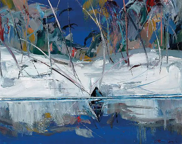 The Cleft Shoalhaven c1990 By Arthur Merric Boyd