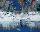 The Cleft Shoalhaven c1990 By Arthur Merric Boyd