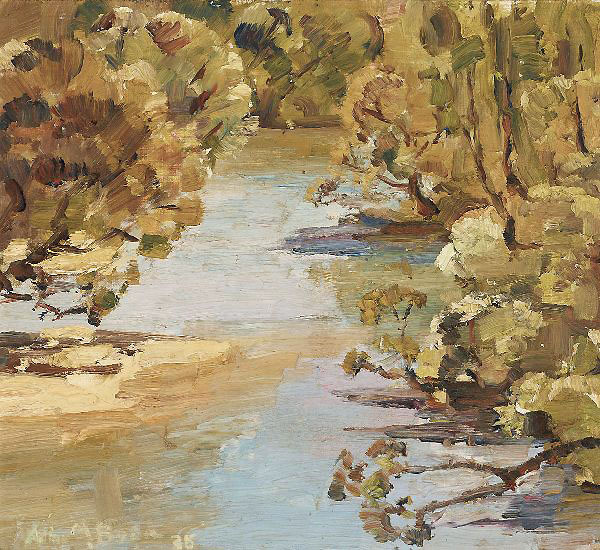 The Yarra at Warrandyte 1938 | Oil Painting Reproduction