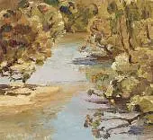 The Yarra at Warrandyte 1938 By Arthur Merric Boyd
