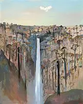 Waterfall on the Banks of the Shoalhaven River By Arthur Merric Boyd