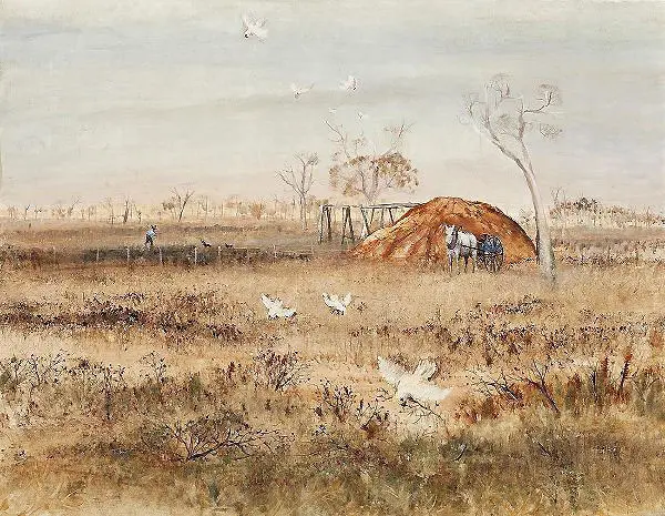 Wimmera Landscape 1950 By Arthur Merric Boyd