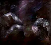 Woman and Dog 1962 By Arthur Merric Boyd