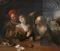 The Procuress By Hans von Aachen