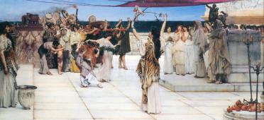 A Dedication to Bacchus 1889 By Lawrence Alma Tadema