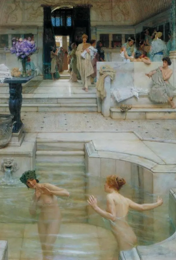 A Favourite Custom 1909 By Lawrence Alma Tadema
