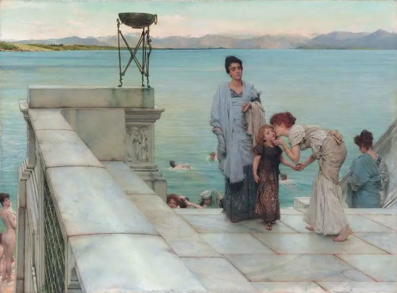 A Kiss 1891 By Lawrence Alma Tadema
