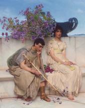An Eloquent Silence 1890 By Lawrence Alma Tadema
