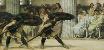 A Pyrrhic Dance 1869 By Lawrence Alma Tadema