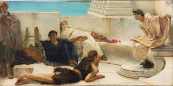 A Reading from Homer 1885 By Lawrence Alma Tadema