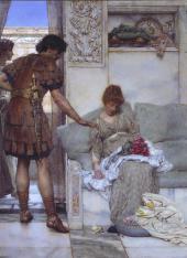 A Silent Greeting 1889 By Lawrence Alma Tadema