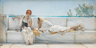 A Solicitation 1878 By Lawrence Alma Tadema