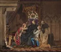 Frederic Barbarossa Learning of his Excommunication By Lawrence Alma Tadema