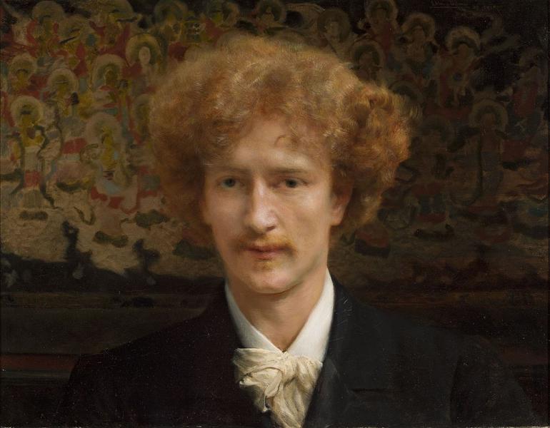 Portrait of Ignacy Jan Paderewski 1891 | Oil Painting Reproduction