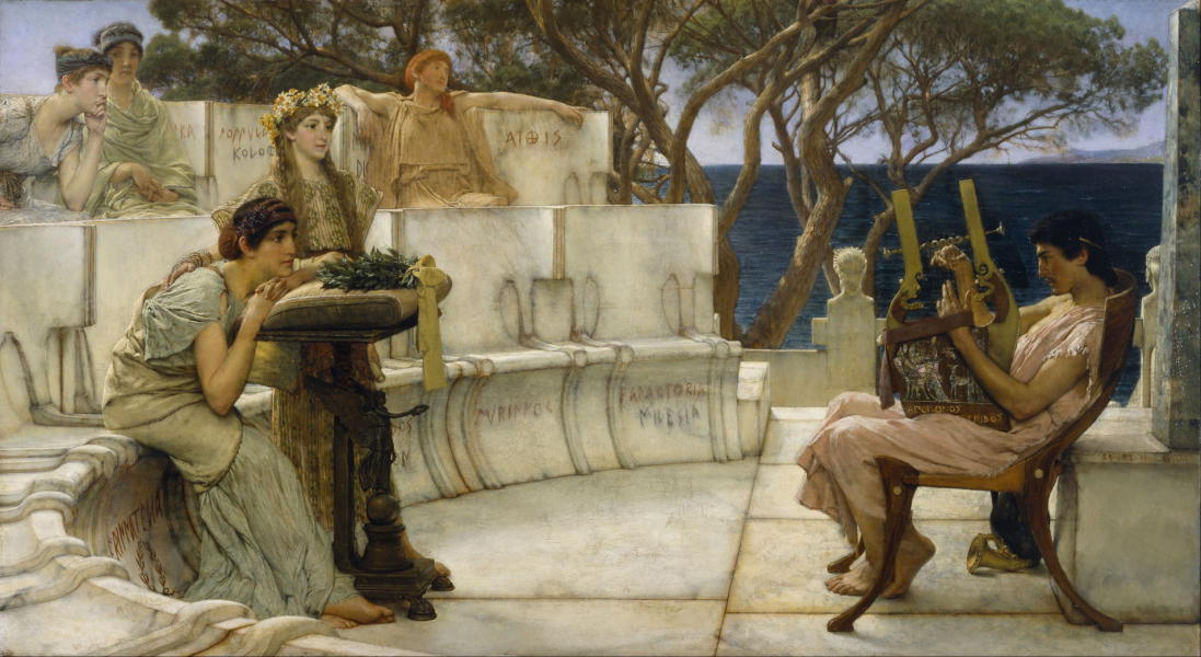 Sappho and Alcaeus 1881 | Oil Painting Reproduction