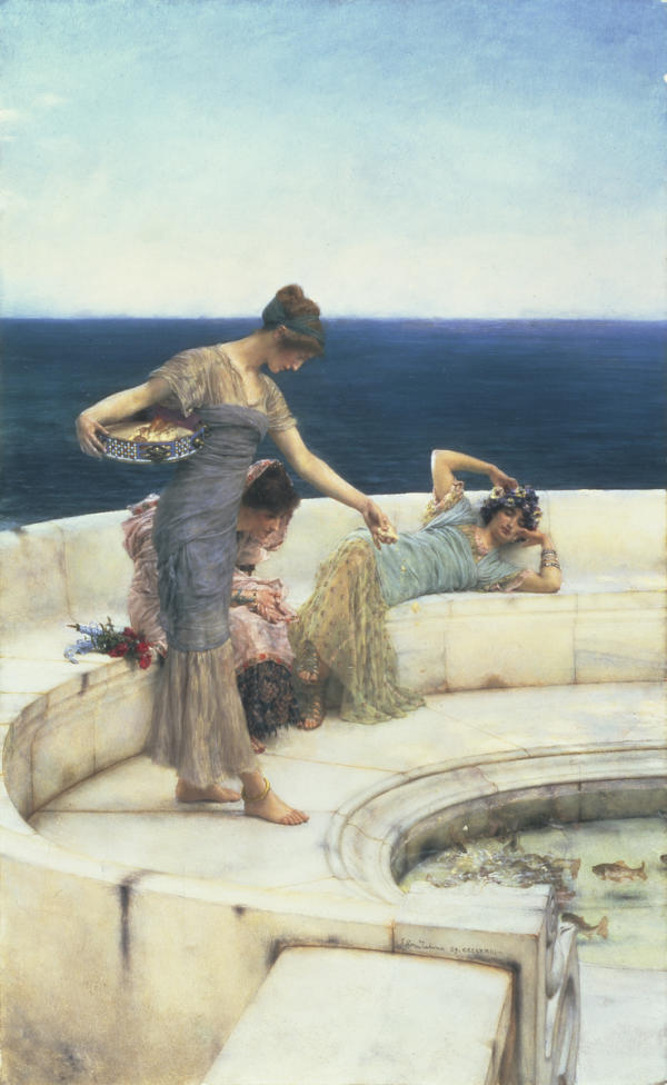 Silver Favourites 1903 by Lawrence Alma Tadema | Oil Painting Reproduction
