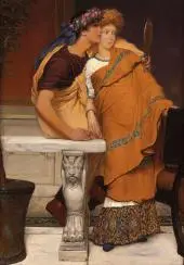 The Mirror By Lawrence Alma Tadema