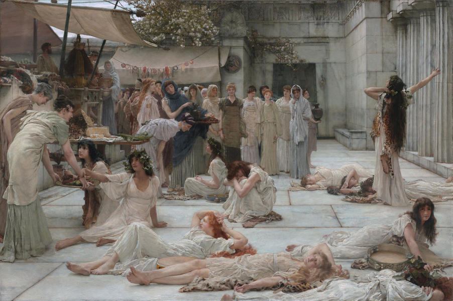 The Women of Amphissa 1887 | Oil Painting Reproduction