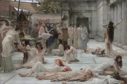 The Women of Amphissa 1887 By Lawrence Alma Tadema
