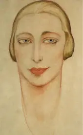 Young Adrienne Sipska By Gerda Wegener