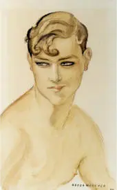 Young Man Bare Chested By Gerda Wegener