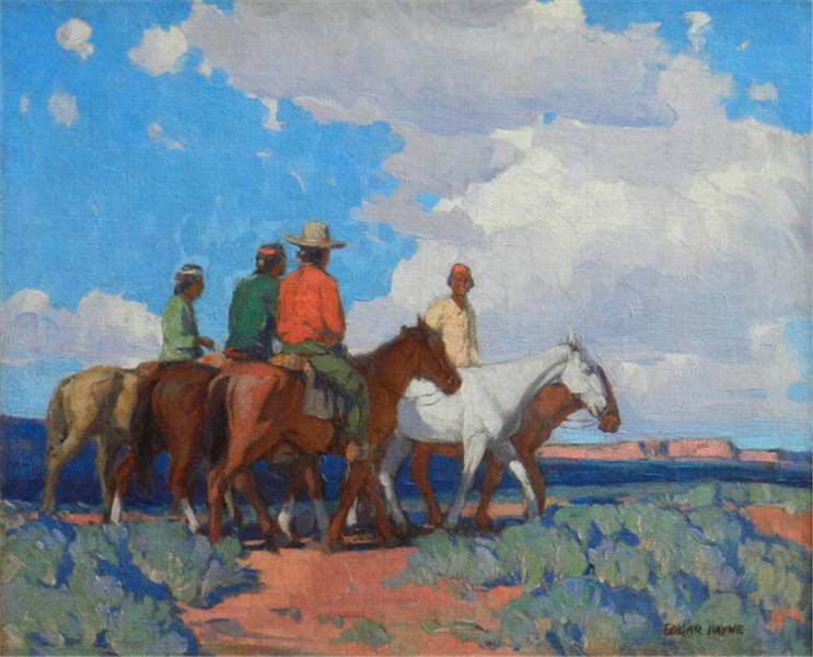 Arizona Trial by Edgar Alwin Payne | Oil Painting Reproduction