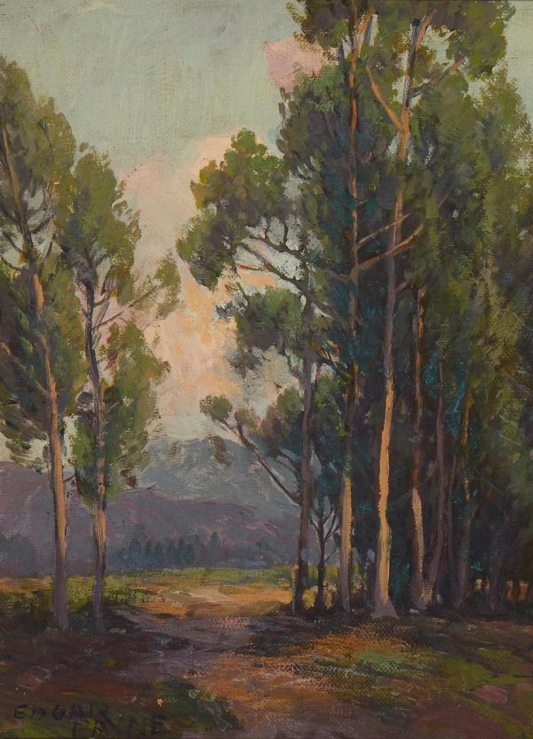 Atmospheric Landscape with Trees | Oil Painting Reproduction