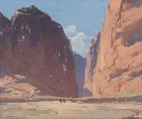 Canyon Walls By Edgar Alwin Payne