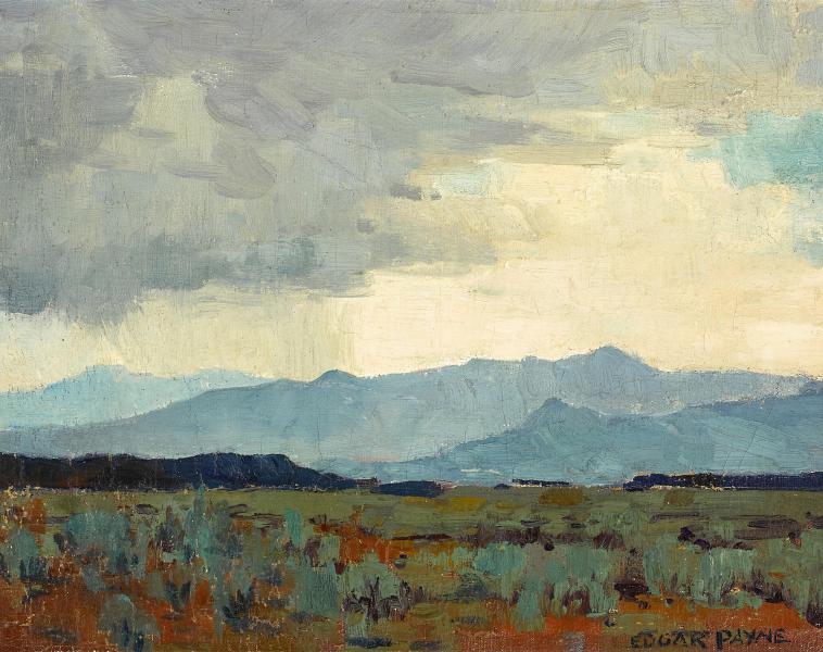 Desert Strom by Edgar Alwin Payne | Oil Painting Reproduction
