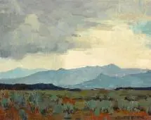 Desert Strom By Edgar Alwin Payne