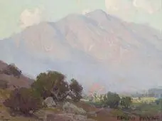 La Canada Afternoon By Edgar Alwin Payne
