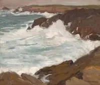 Laguna Beach Wood's Cove By Edgar Alwin Payne