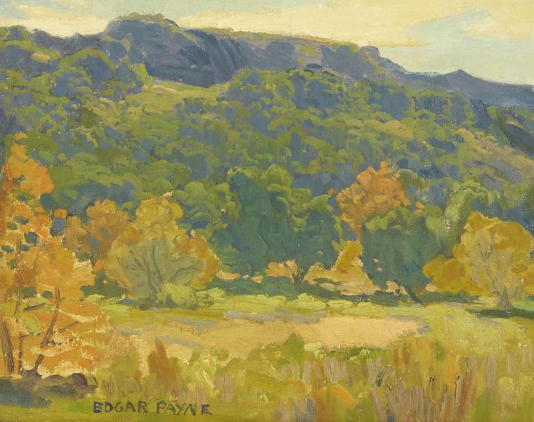 Laguna Canyon Autumn Scene | Oil Painting Reproduction