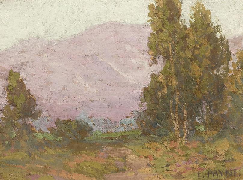Purple Hills by Edgar Alwin Payne | Oil Painting Reproduction