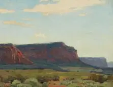 Red Bluffs By Edgar Alwin Payne