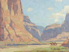 Riders in Canyon de Chelly By Edgar Alwin Payne