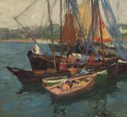 Sardine Boats Brittany By Edgar Alwin Payne